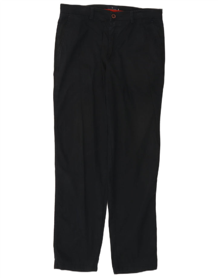 Pantaloni Chino Dritti Uomo TRUSSARDI IT 50 Large W30 L31 Blu Navy