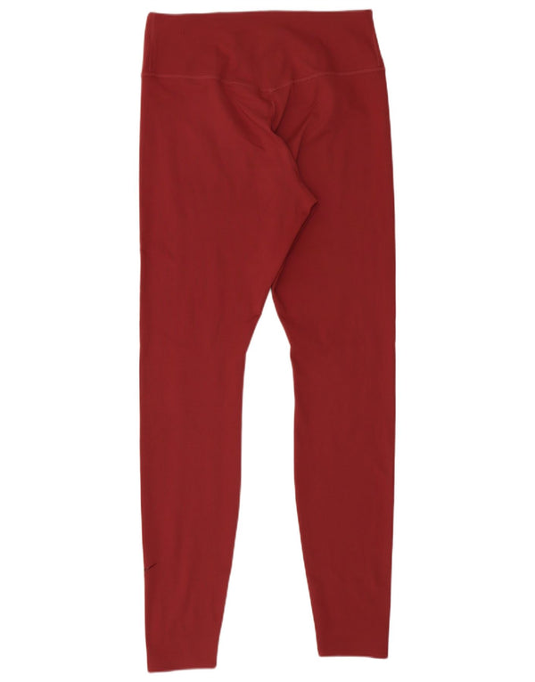 Leggings Nike da donna UK 12 medio bordeaux poliestere