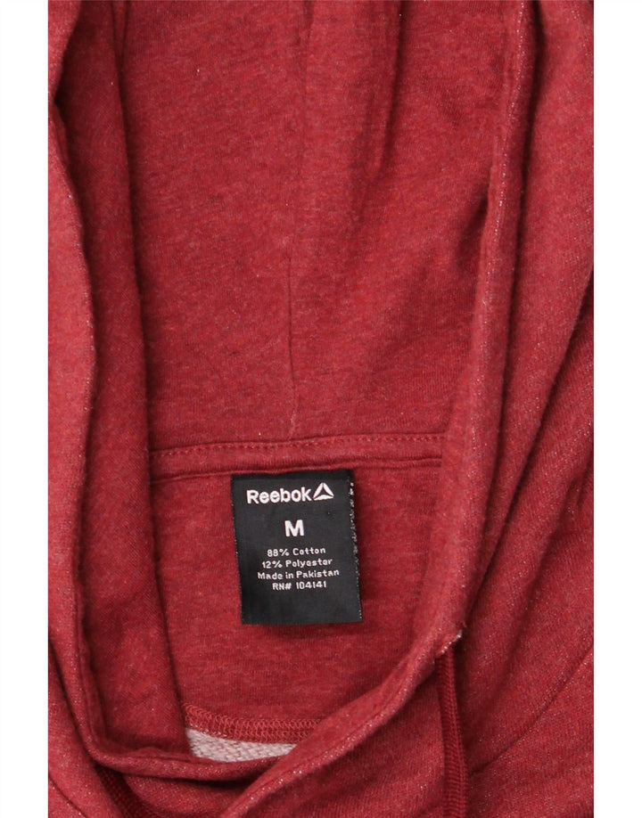 REEBOK Mens Hoodie Jumper Medium Red Cotton Vintage Reebok and Second-Hand Reebok from Messina Hembry 