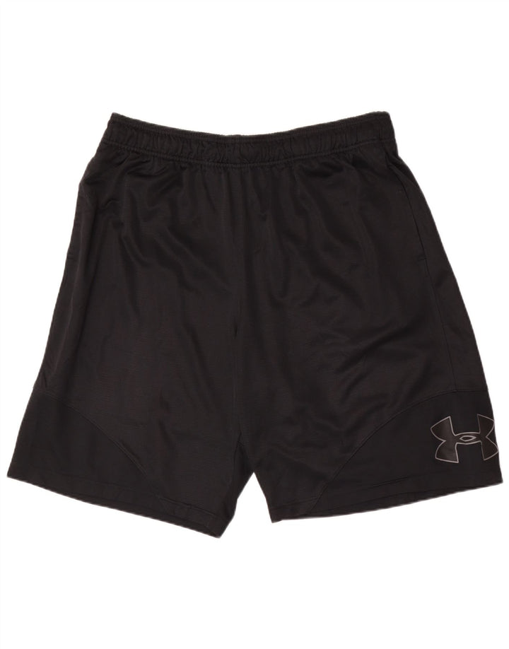 Pantaloncini sportivi grafici da uomo Under Armour 2XL poliestere nero