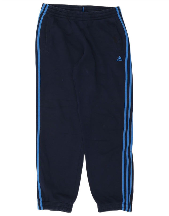 Pantaloni da tuta da uomo ADIDAS Joggers UK 42/44 Large Blu Navy Cotone