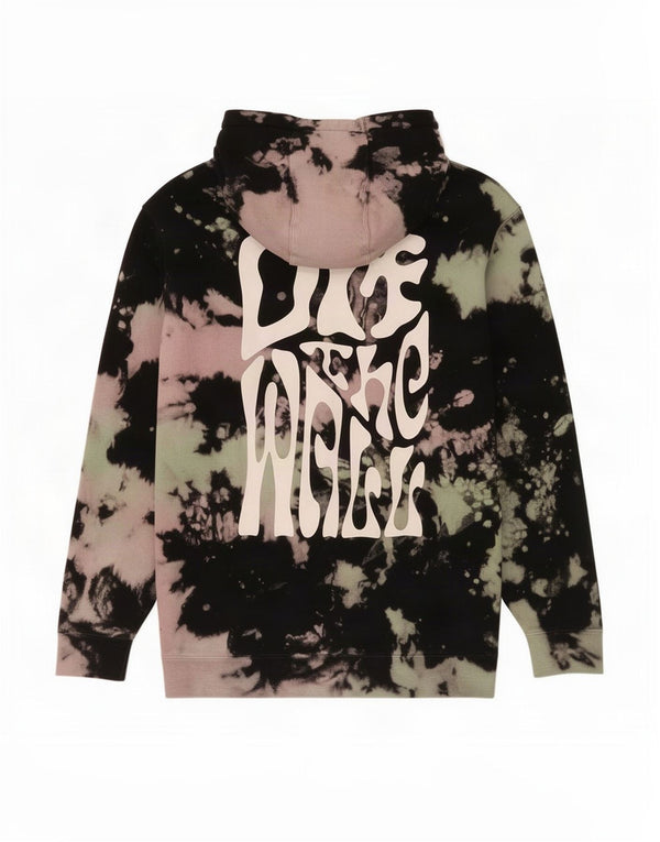 Vans Mens Graphic Hoodie Jumper Medium Multicoloured Tie Dye Cotton