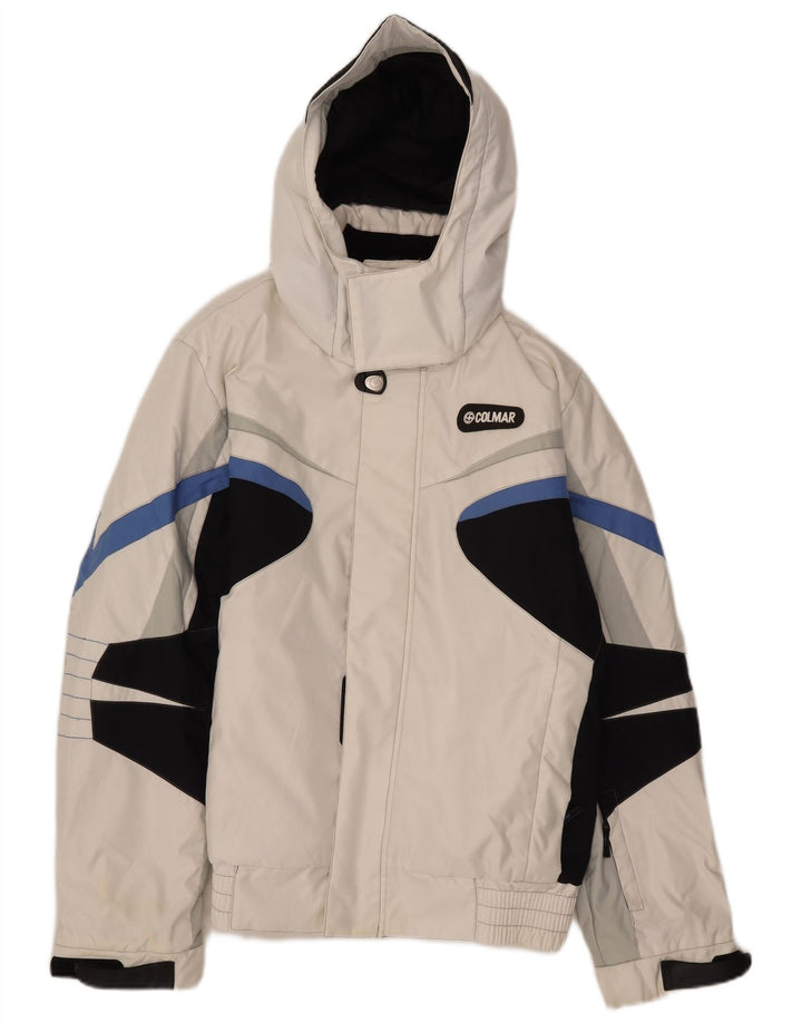 Giacca da sci con cappuccio da uomo Colmar IT 48 Medium White Colourblock