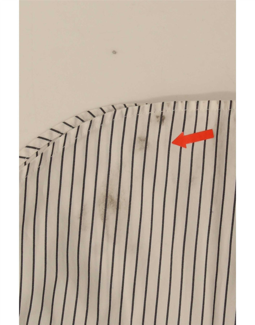 Camicia da donna Ralph Lauren US 6 cotone a righe bianche medie