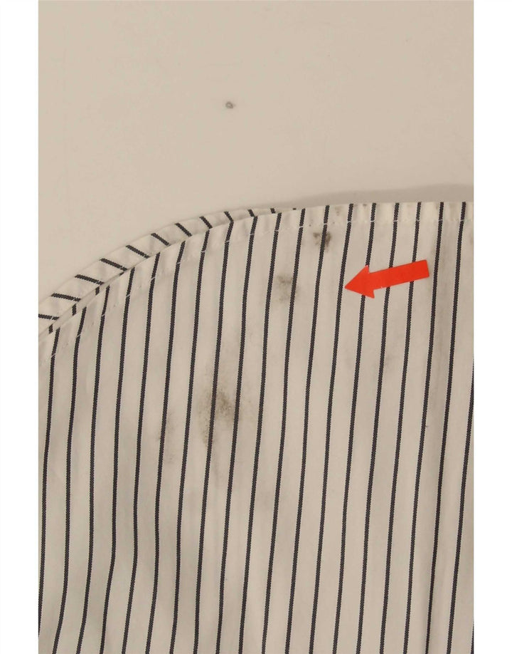 Camicia da donna Ralph Lauren US 6 cotone a righe bianche medie