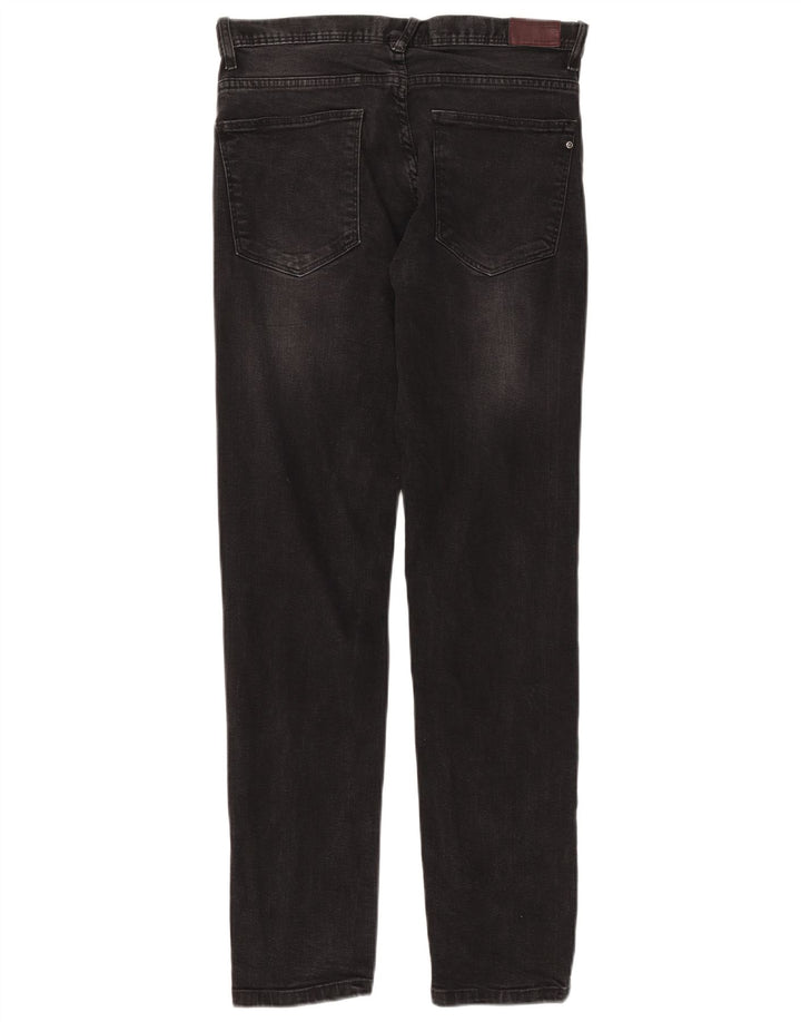 Jeans slim da uomo Zara EU 38 Small W30 L31 Cotone nero