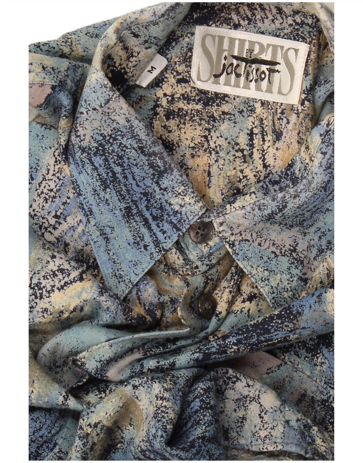 JAC TISSOT Camicia da uomo con motivo astratto Blu medio