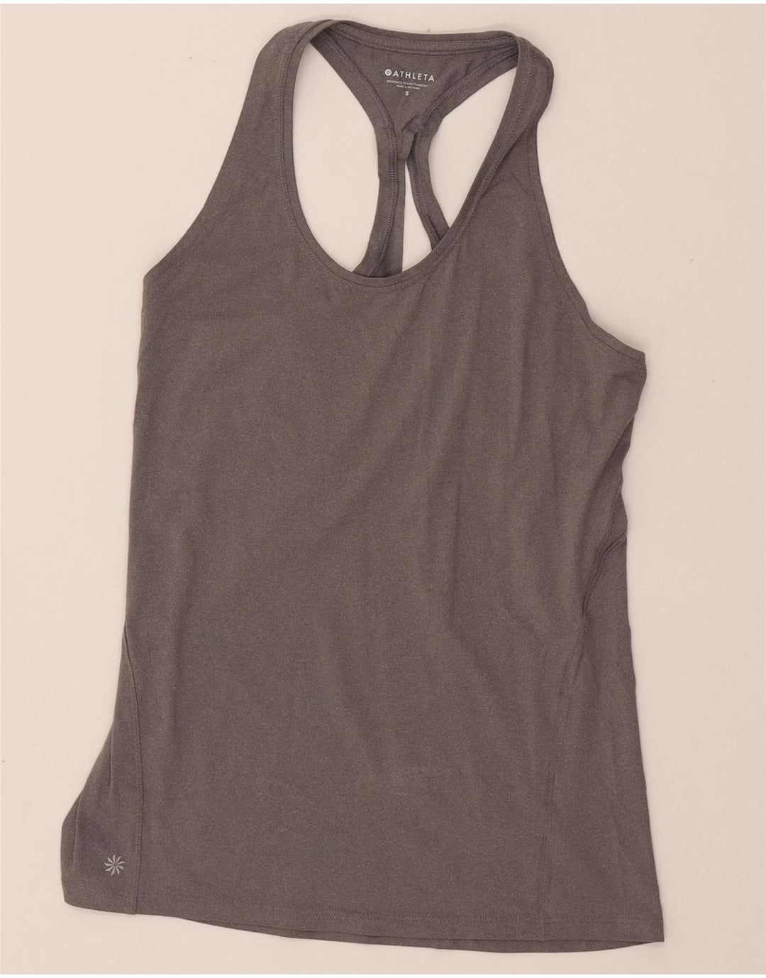 Canotta da donna ATHLETA UK 8 Small Grigio Poliestere