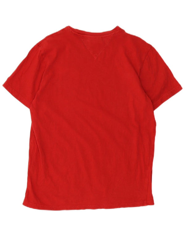 T-shirt grafica da uomo Tommy Hilfiger Top piccola rossa