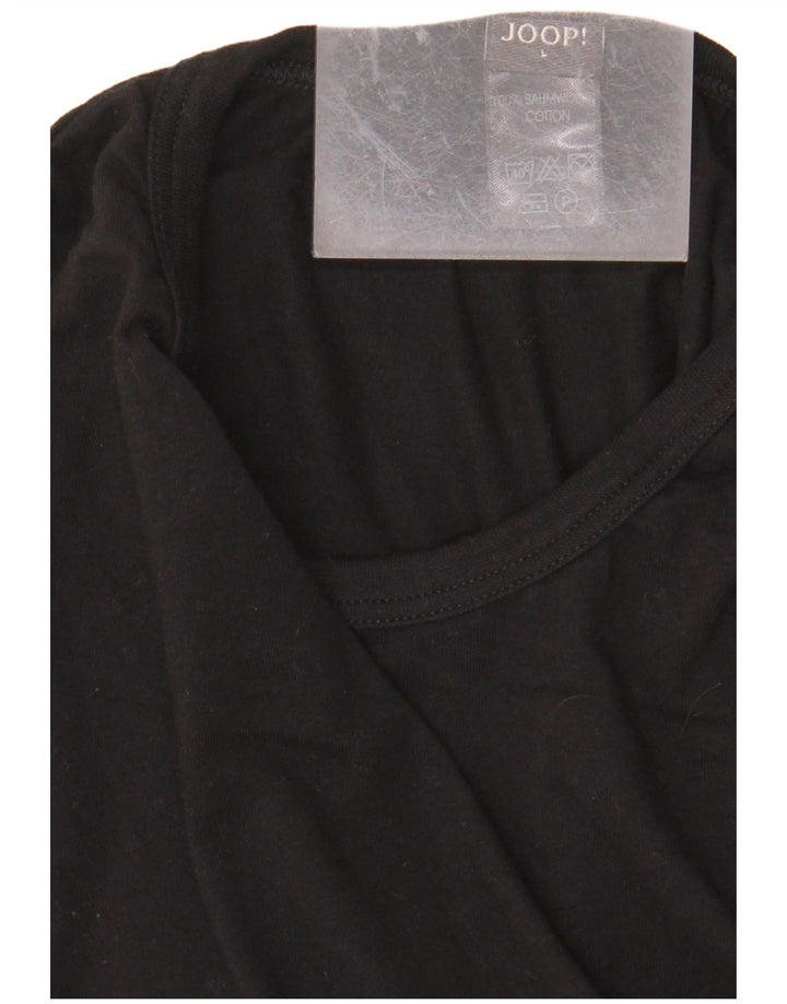 JOOP T-shirt da uomo Top grande in cotone nero