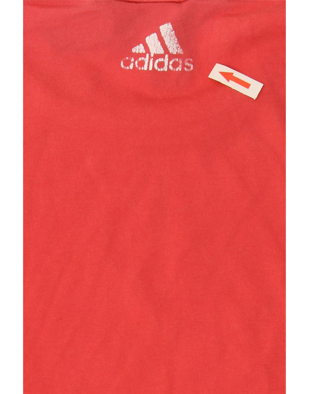 T-shirt grafica da donna ADIDAS Top UK 18 XL rosso cotone