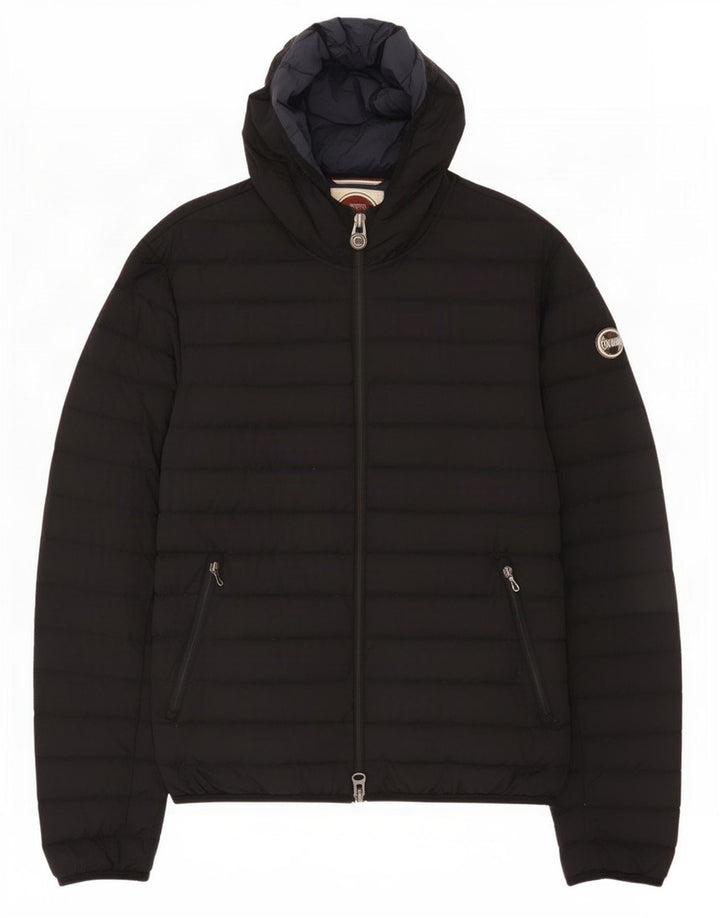 Piumino Colmar Uomo con Cappuccio IT 50 Medium Nero Poliammide