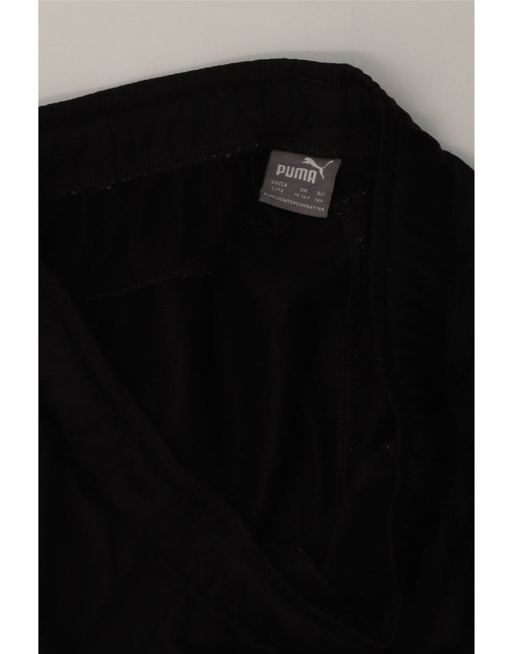 Pantaloni della tuta da ragazzo Puma 13-14 anni in poliestere nero