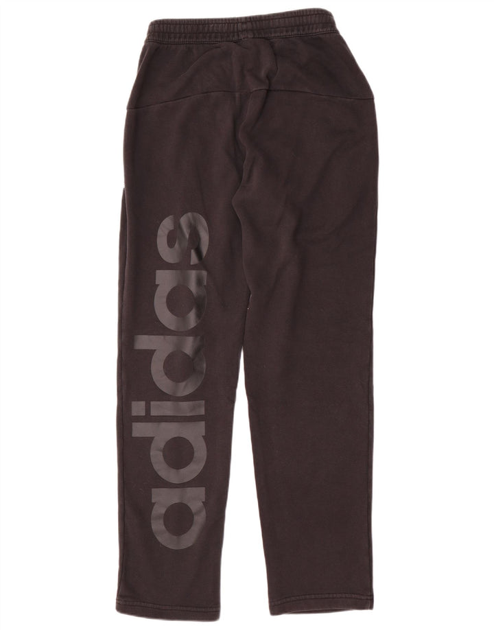 Pantaloni da tuta con grafica Adidas da uomo piccoli in cotone nero