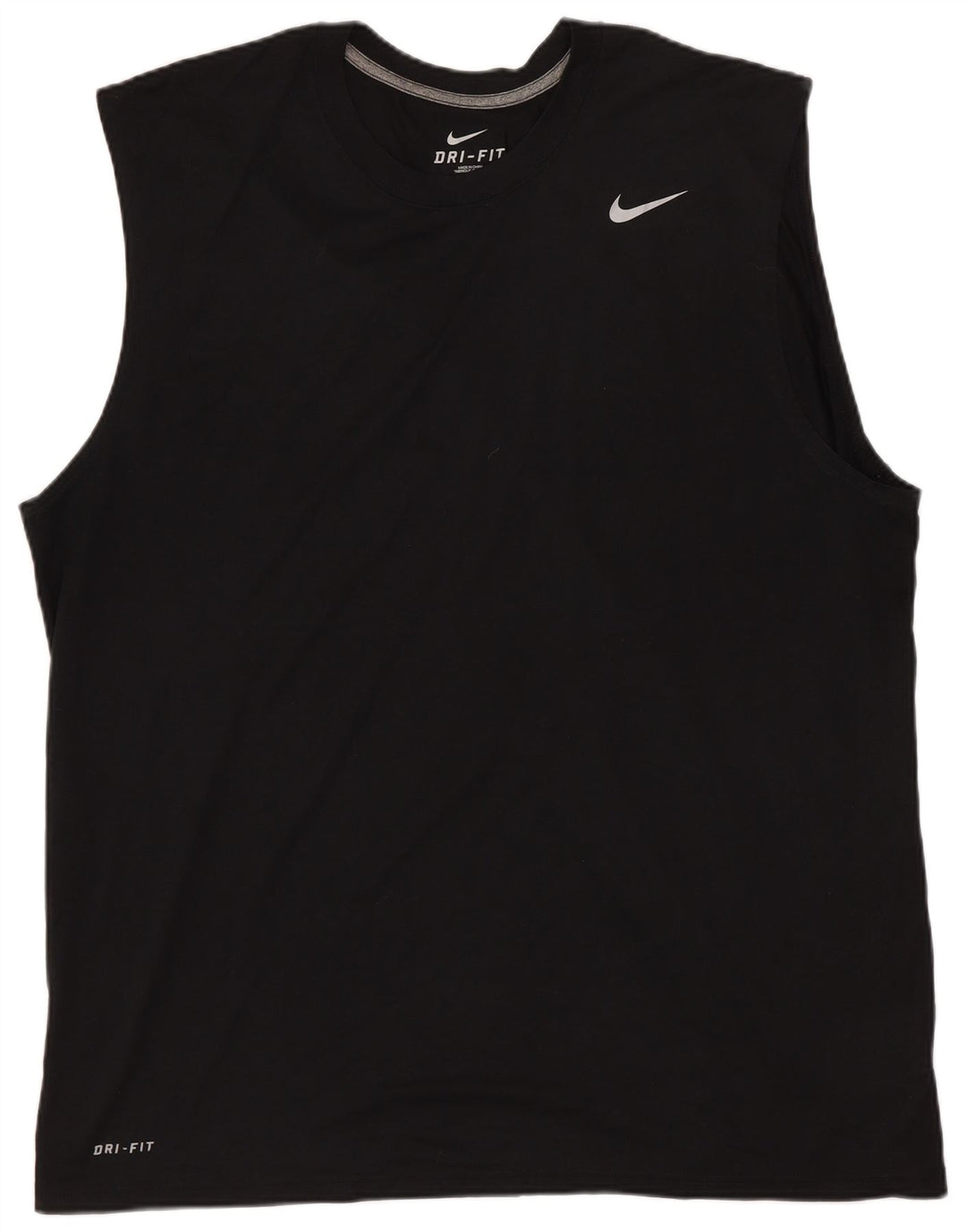 Canotta Nike Dri Fit da uomo XL nera in poliestere