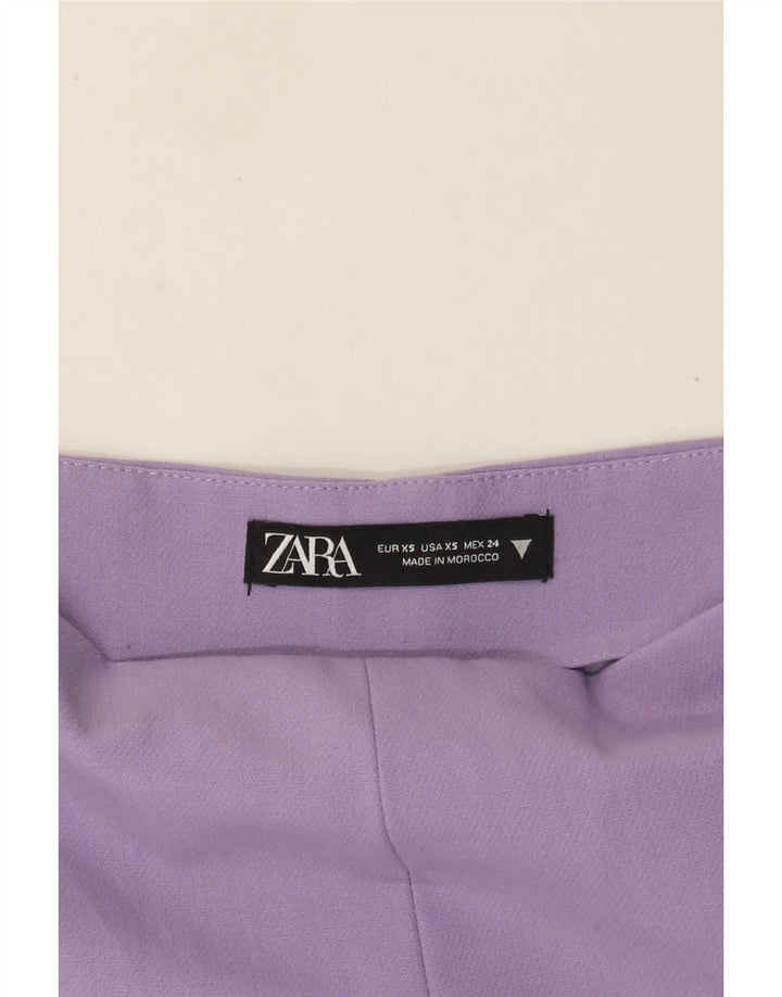 Pantaloncini casual da donna Zara XS W24 Viola