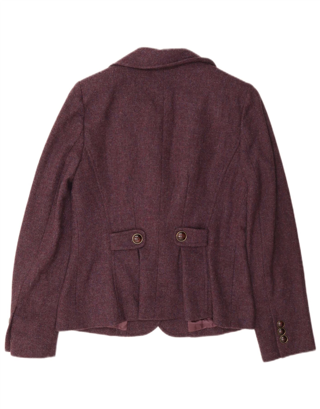 Luisa Spagnoli Giacca Blazer a 4 Bottoni Donna IT 44 Bordeaux Medio Lana