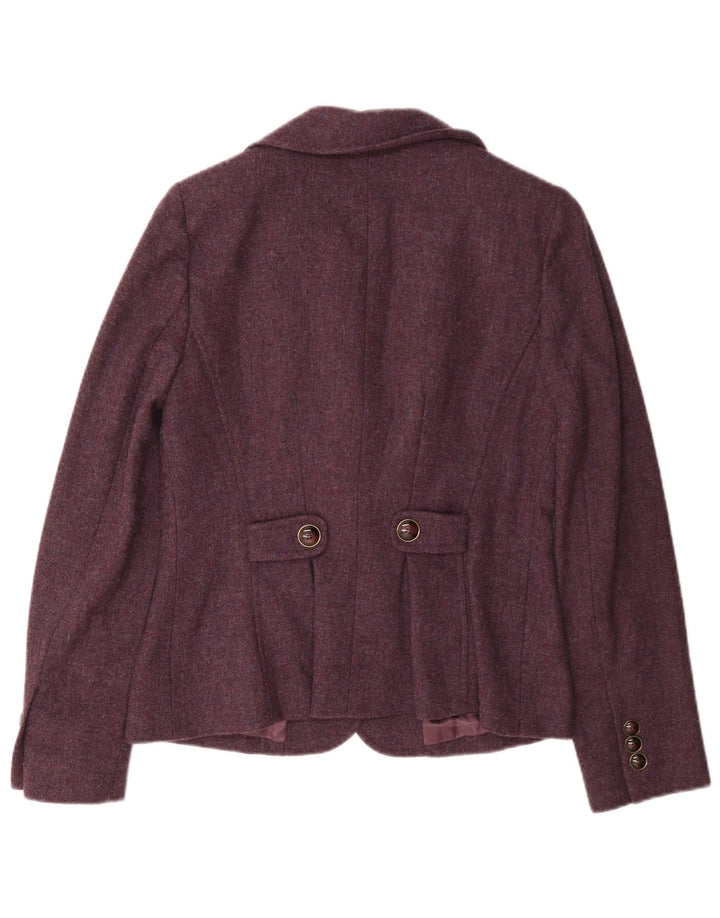 Luisa Spagnoli Giacca Blazer a 4 Bottoni Donna IT 44 Bordeaux Medio Lana