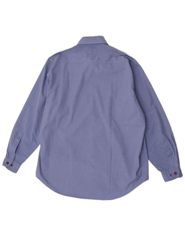 Camicia da uomo Vagabond Large in cotone blu