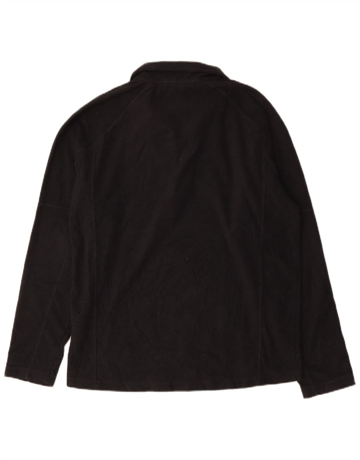 Maglione in pile da uomo Berghaus con zip e collo medio in poliestere nero