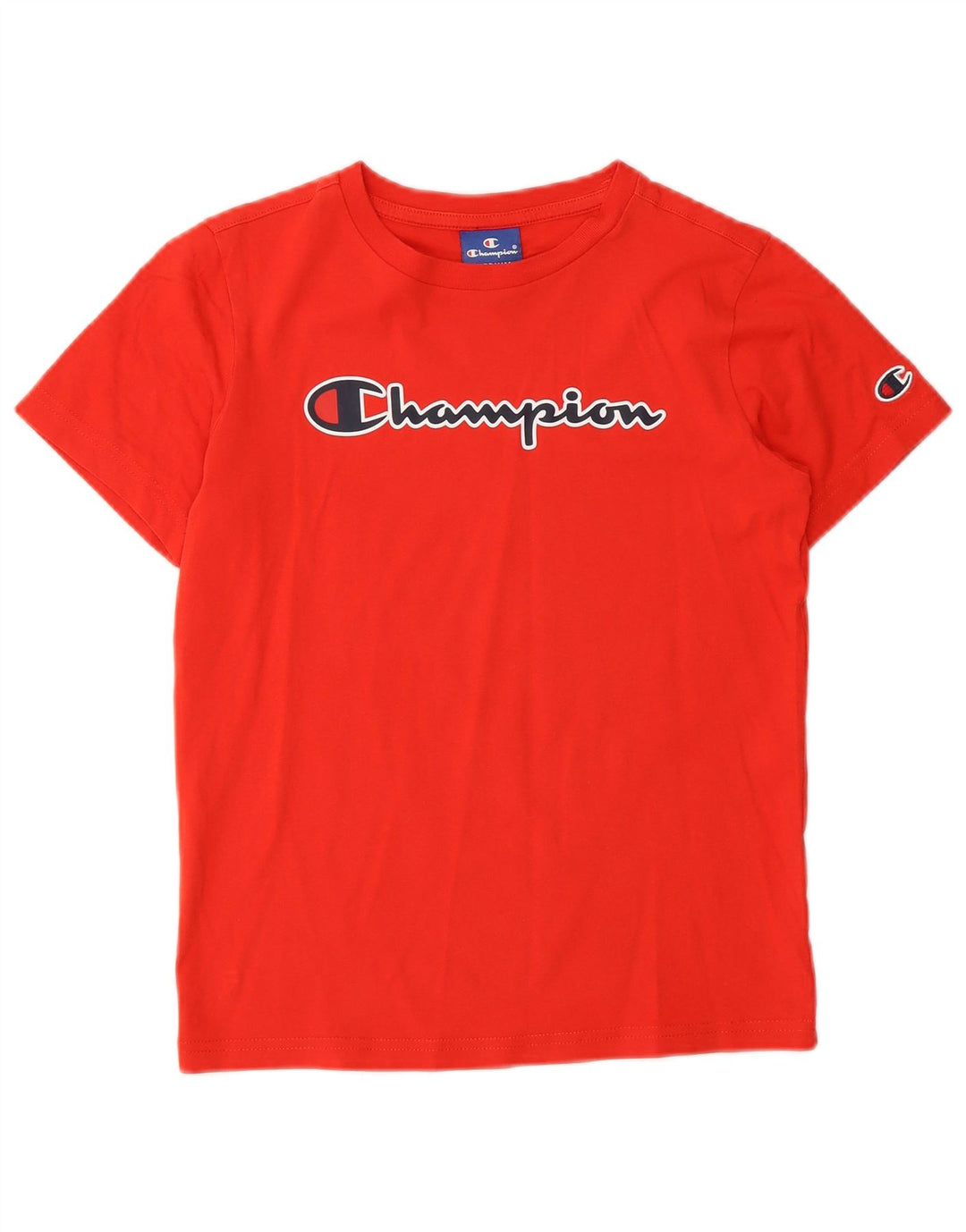 Maglietta grafica Champion da bambino, 9-10 anni, rossa media