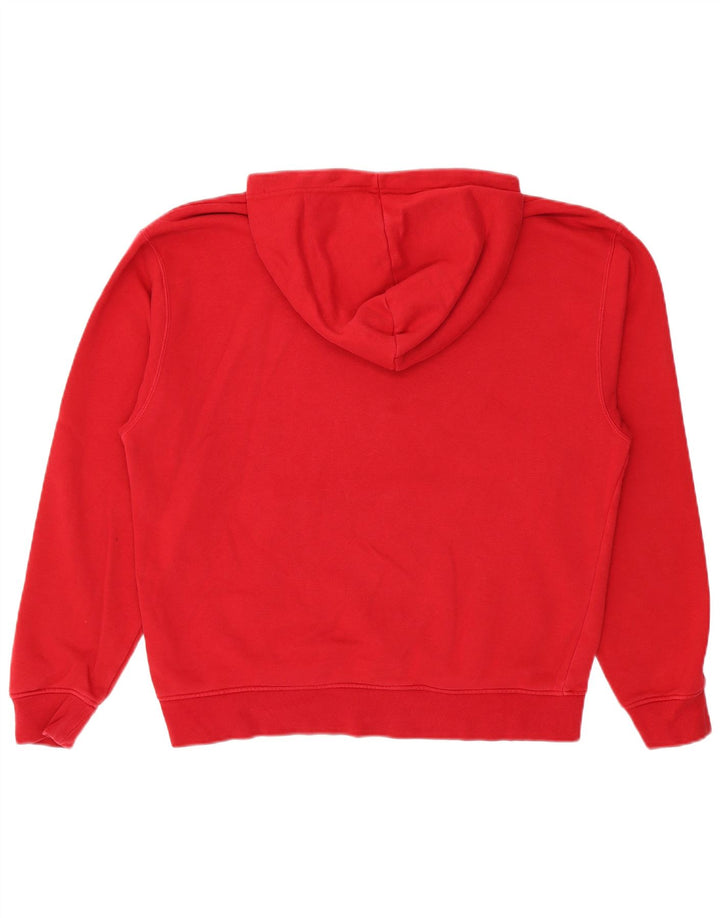 Felpa con cappuccio da uomo Jordan in cotone rosso medio