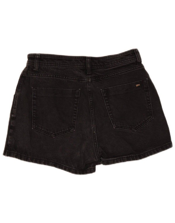 Pantaloncini di jeans da donna Zara medi W28 cotone nero
