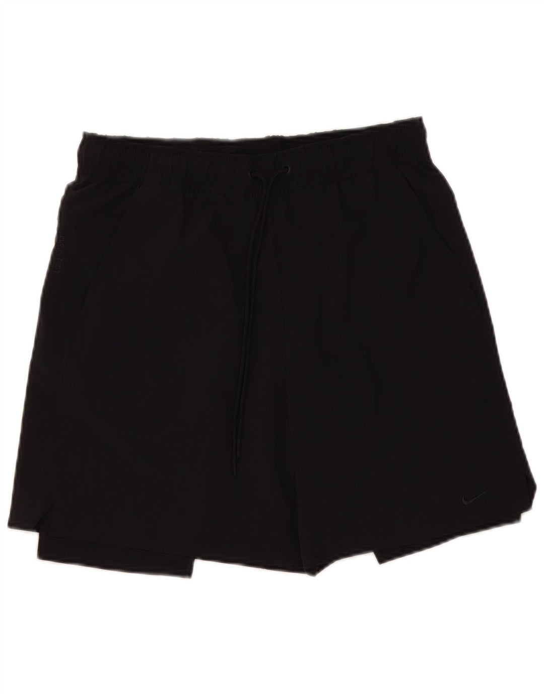 Pantaloncini sportivi Nike Dri Fit da uomo, poliestere medio nero