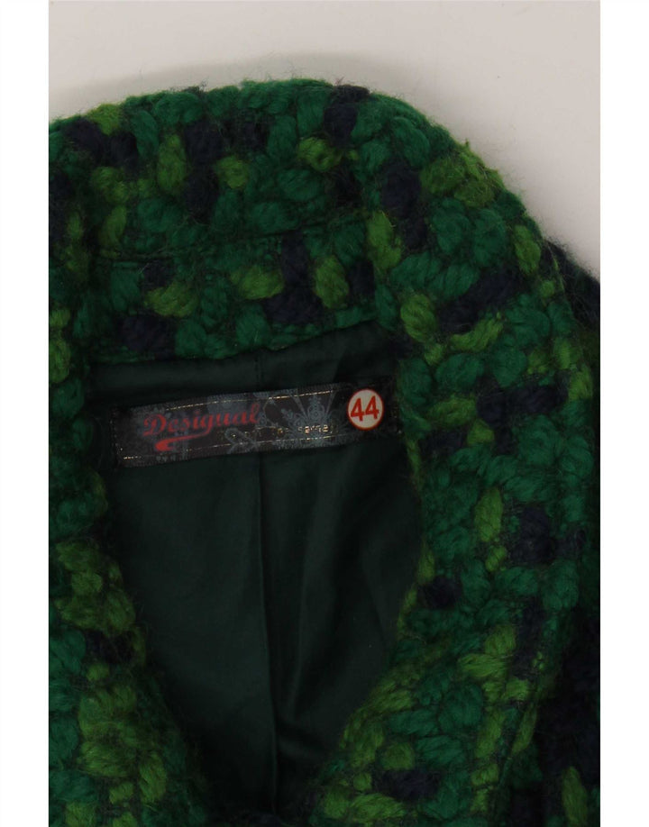 Cappotto da donna Desigual EU 44 XL Poliestere geometrico verde