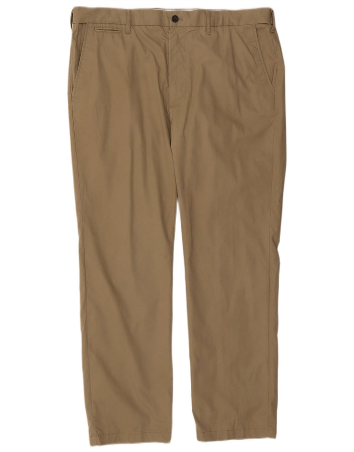 Pantaloni chino vestibilità regolare Marks & Spencer da uomo Heritage W40 L31 Beige
