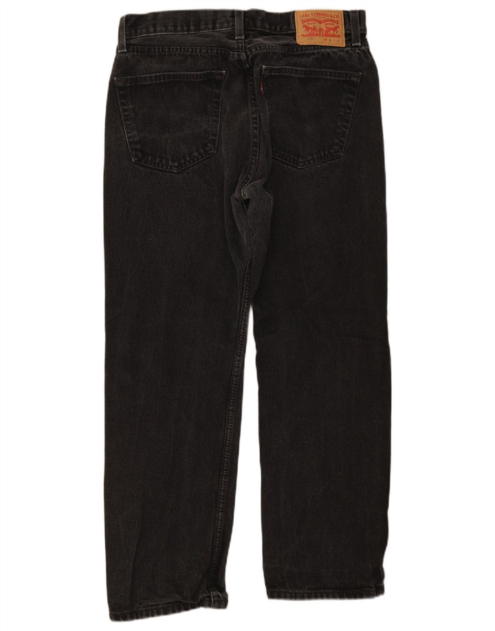 Levi's Uomo 505 Jeans dritti W34 L30 Cotone Nero