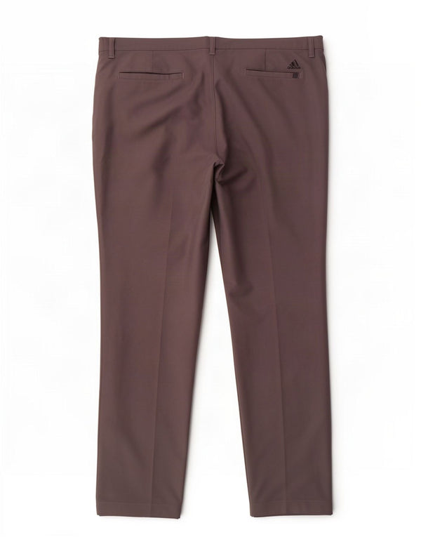 Pantaloni chino dritti da uomo Adidas W36 L32 poliestere grigio