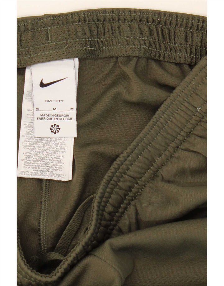 Pantaloni della tuta da donna Nike UK 14 Medium Khaki Colourblock Poliestere