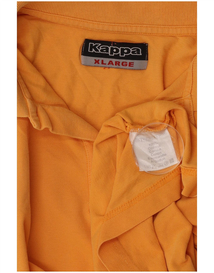 Polo Uomo KAPPA XL Arancione Cotone