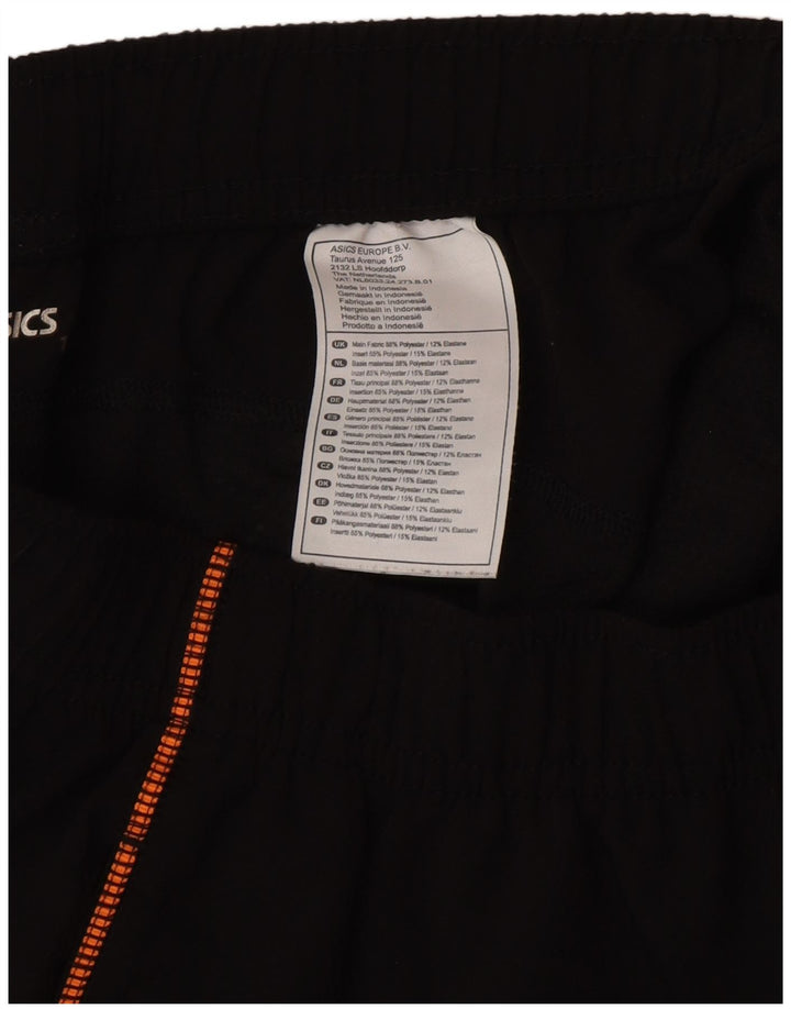 Pantaloncini sportivi Asics da ragazzo 13-14 anni in poliestere nero