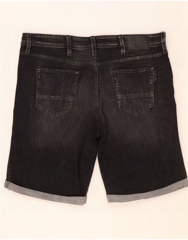 Pantaloncini di jeans da uomo Jack & Jones XL W40 cotone grigio