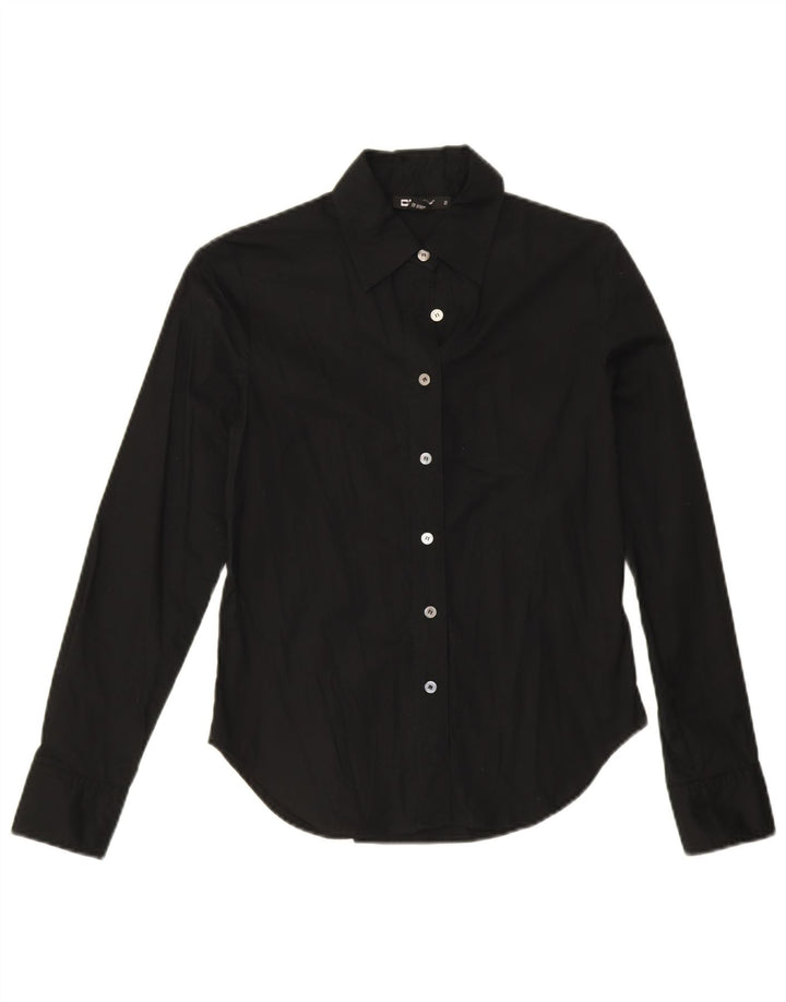 Camicia Dkny da donna US 2 XS in cotone nero