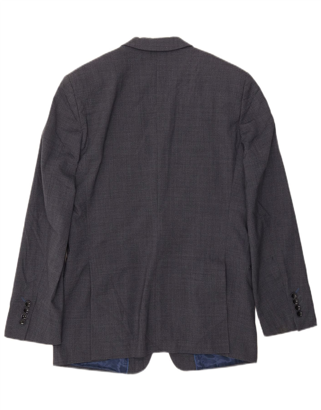 Giacca blazer a 1 bottone da uomo Marks & Spencer UK 38 lana blu medio