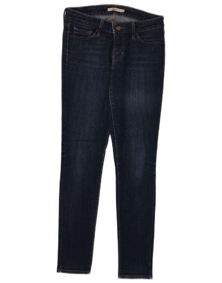 LEVI'S Jeans skinny 711 da donna W26 L30 cotone blu
