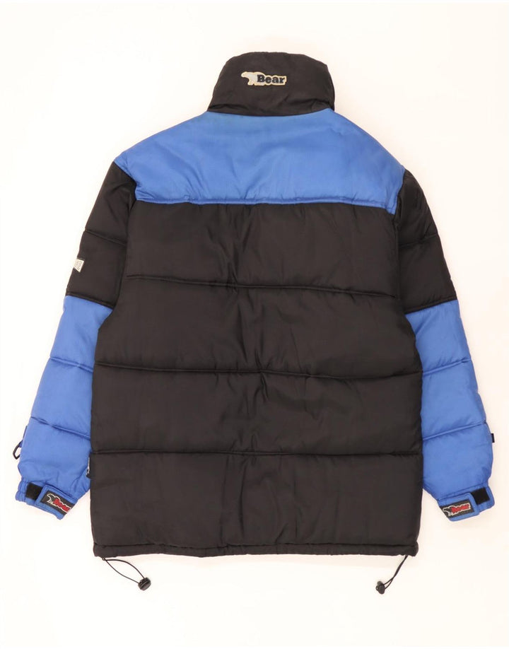 Giacca imbottita reversibile da uomo Bear UK 38 media blu navy in poliammide