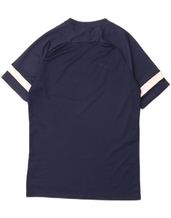 T-shirt Nike Dri Fit da uomo, color block medio, blu navy