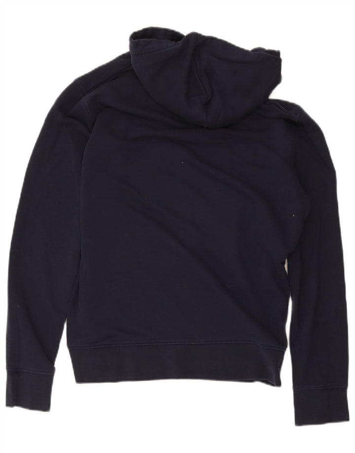 Maglione con cappuccio da uomo Marks & Spencer piccolo in cotone blu navy