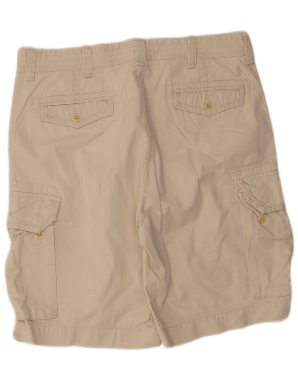 Pantaloncini cargo da uomo Polo Ralph Lauren W40 XL cotone bianco