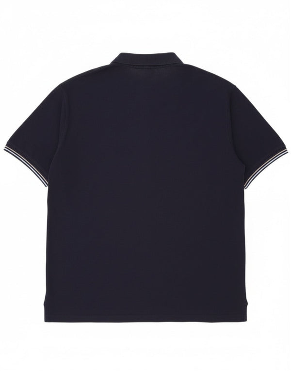 Polo Uomo Enrico Coveri 3XL Cotone Blu Navy