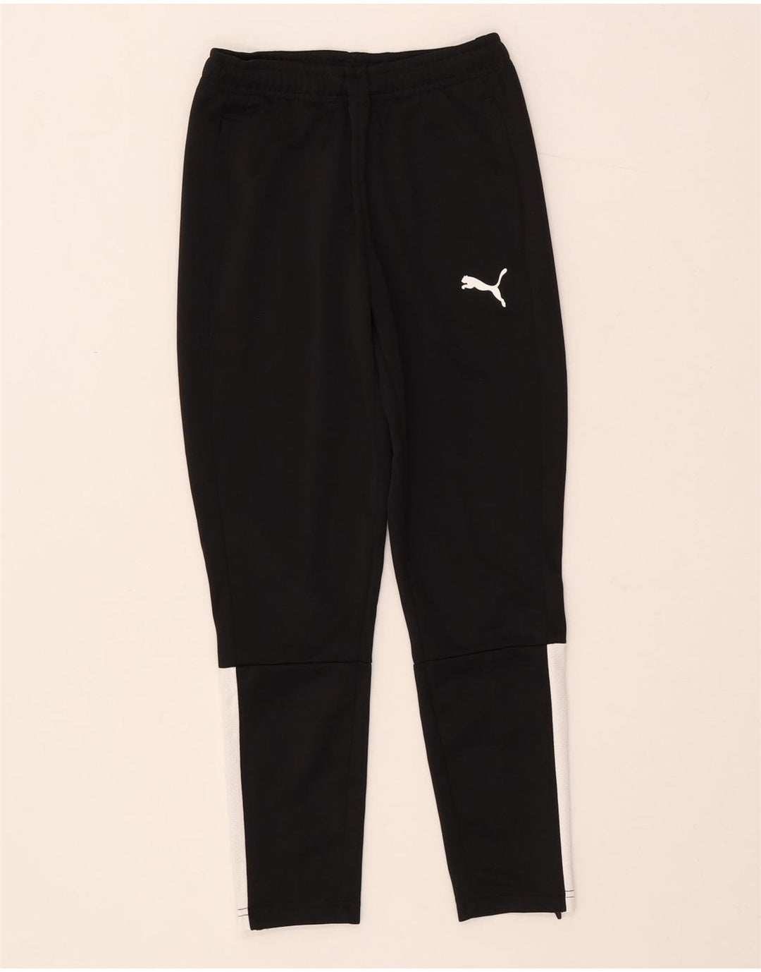 Pantaloni della tuta da ragazza Puma 9-10 anni Poliestere color block nero