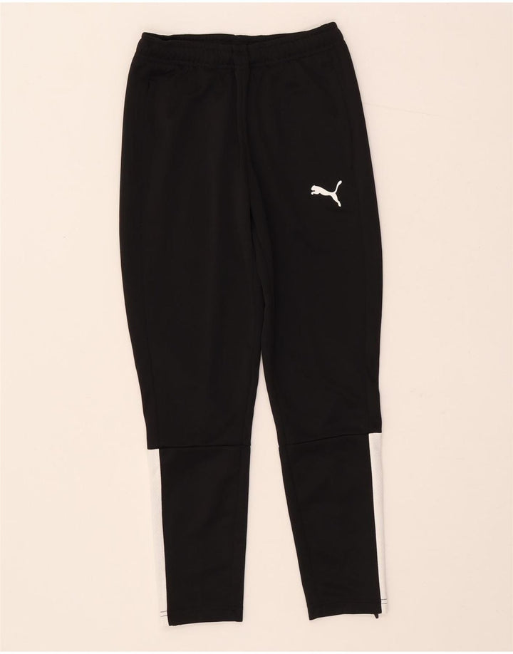Pantaloni della tuta da ragazza Puma 9-10 anni Poliestere color block nero