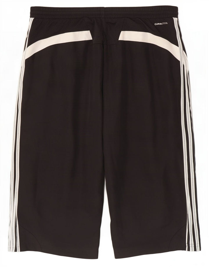 Pantaloncini sportivi Adidas Clima 365 Bermuda da uomo grandi in poliestere nero