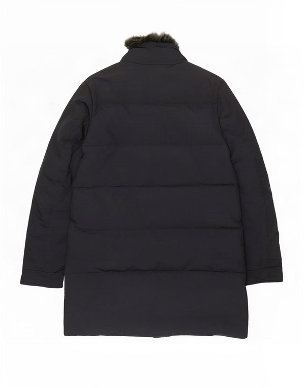 Cappotto imbottito da uomo Woolrich UK 38 medio poliestere blu navy