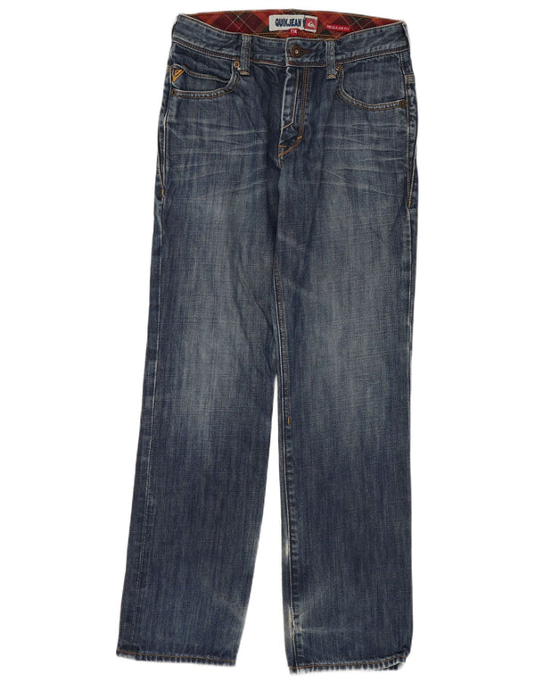 Jeans dritti per ragazzi Quiksilver 13-14 anni W28 L29 cotone blu