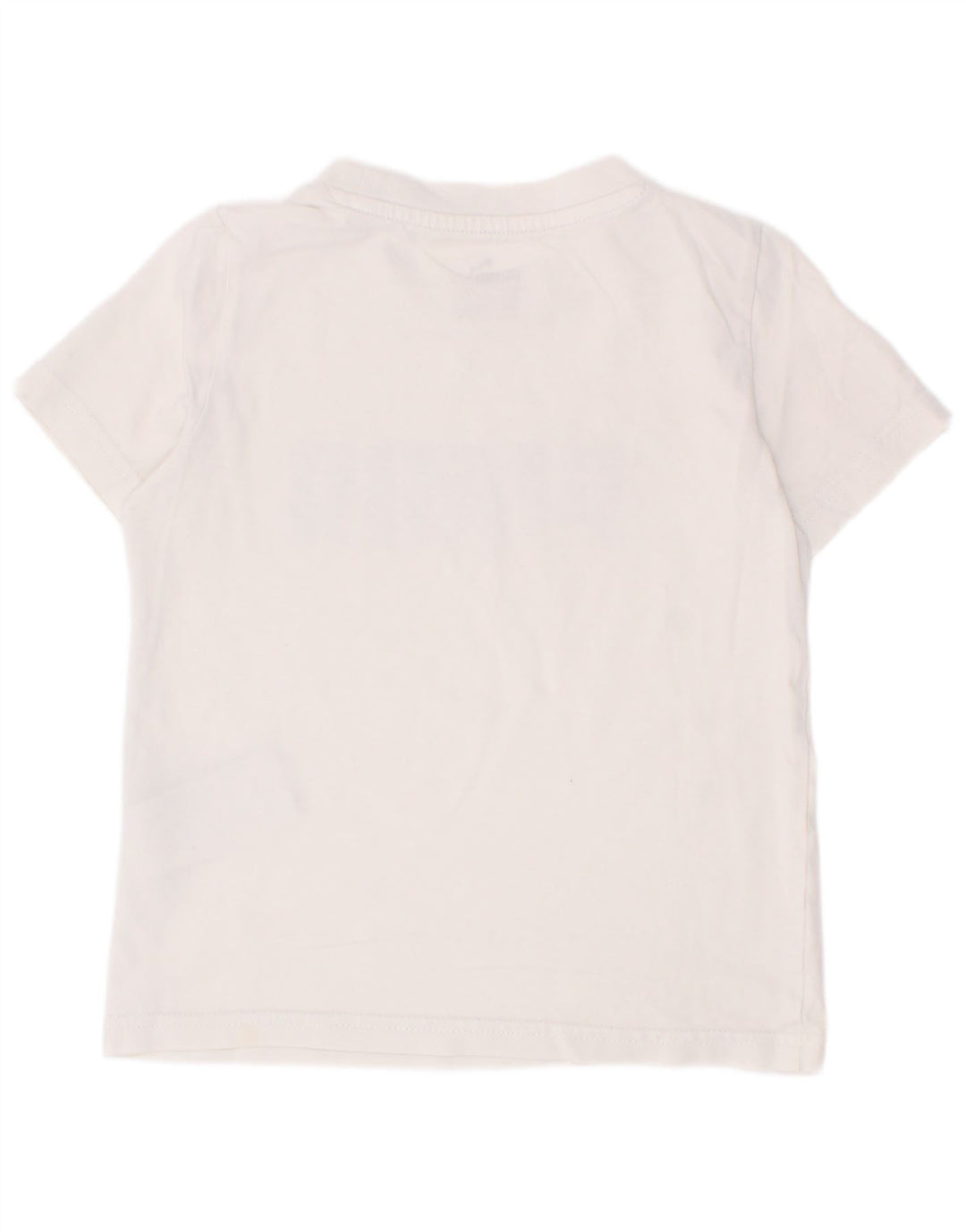 T-shirt grafica da bambino Puma Top 5-6 anni in cotone bianco